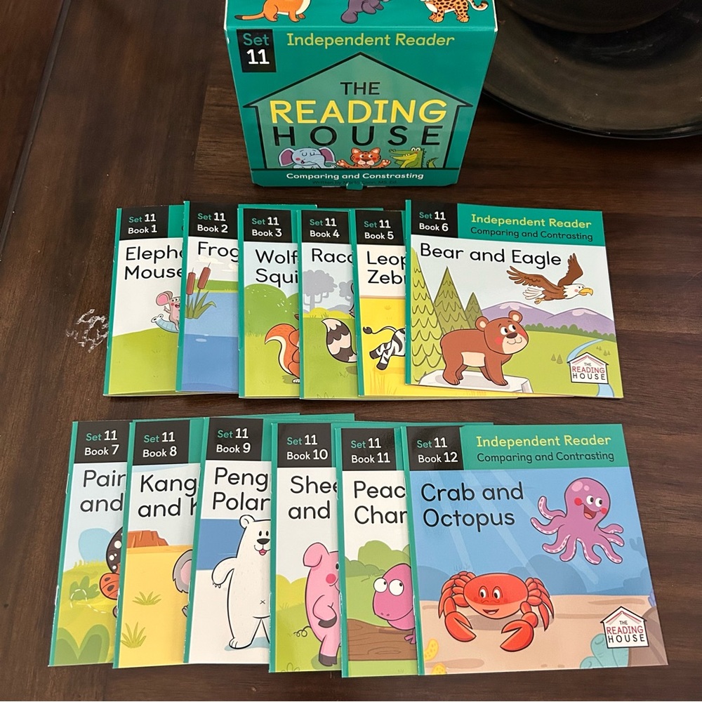 The Reading House Independent Reader Set 11-comparing and contrasting set of 11